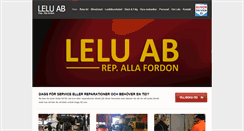 Desktop Screenshot of leluab.se
